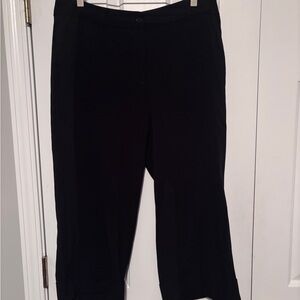 Chic Black Cropped Women's Pants